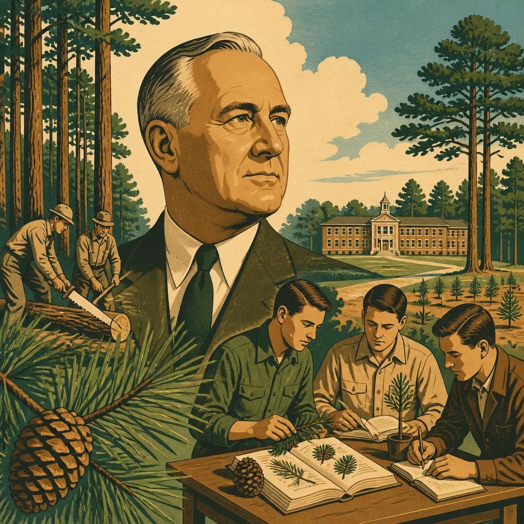 Cover art for Where Pine Country Made a Forester