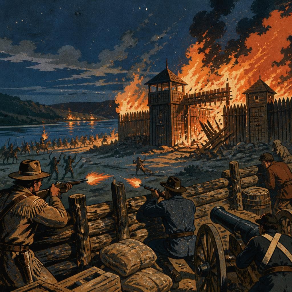 Cover art for The Night Fort Madison Burned