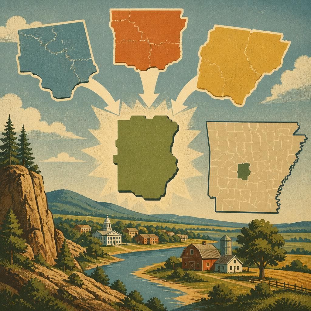Cover art for When County Lines Moved in Arkansas