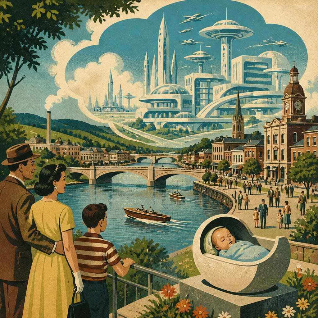 Cover art for The Town That Claimed Tomorrow