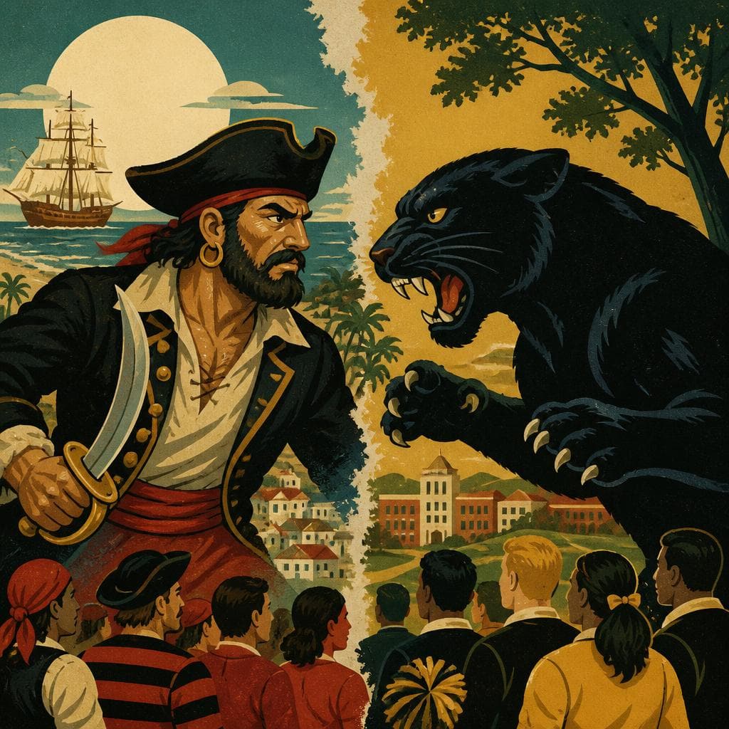 Cover art for When Pirates Meet Panthers