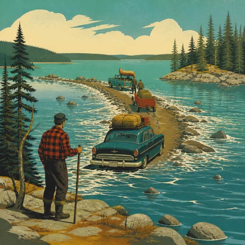 Cover art for Where the Waters Parted, People Carried On