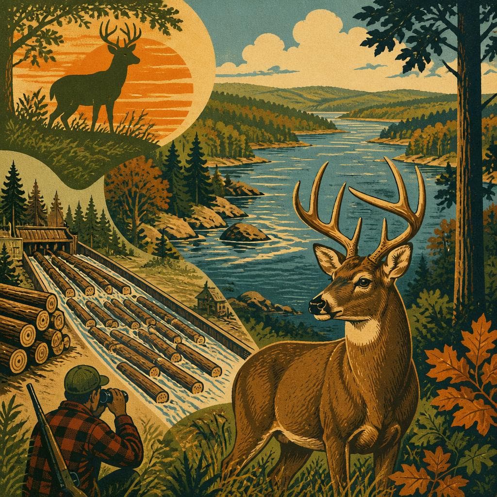 Cover art for Where Rivers and Timber Built a Deer Legend