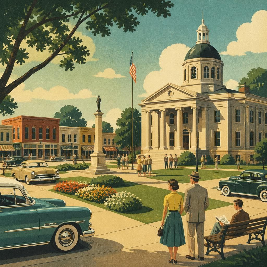 Cover art for The Square Where Jonesboro Met Itself
