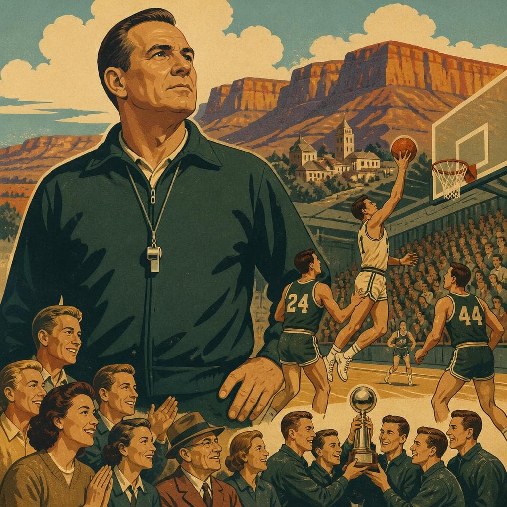 Cover art for How Joe Lombard Made Canyon a Basketball Constant