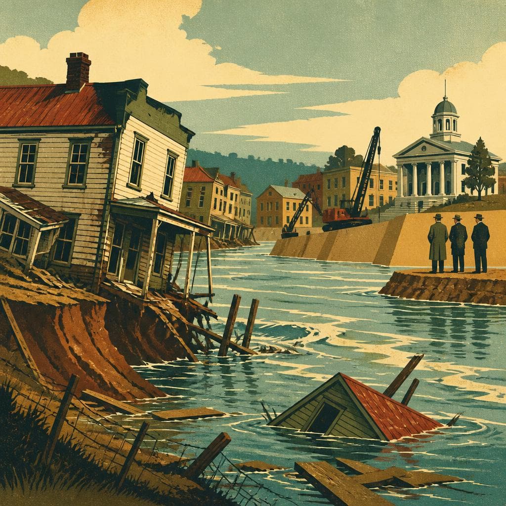 Cover art for Where the River Unmade a Town