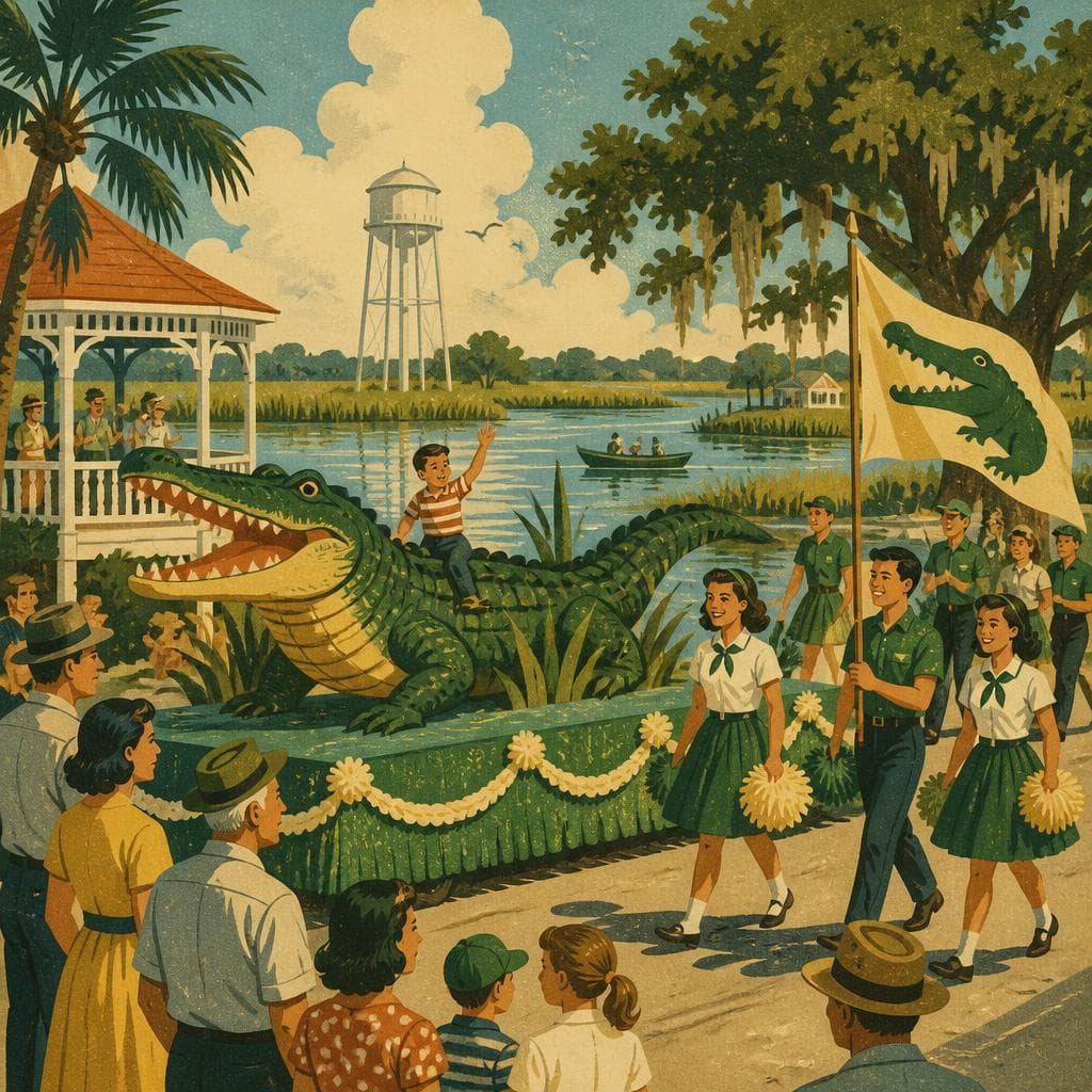 Cover art for Where the Alligator Becomes a Hometown Emblem