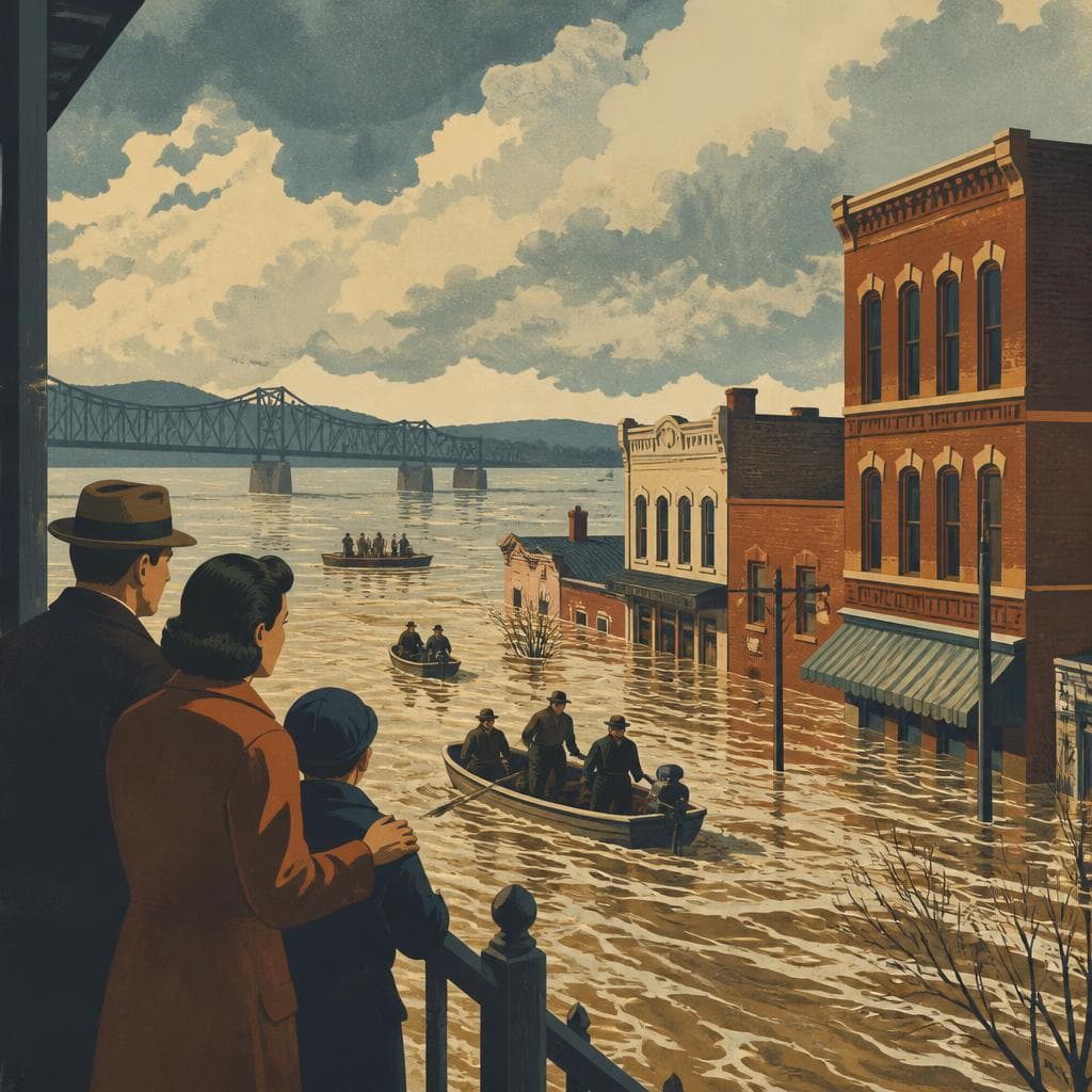Cover art for When the Ohio Turned on River Towns