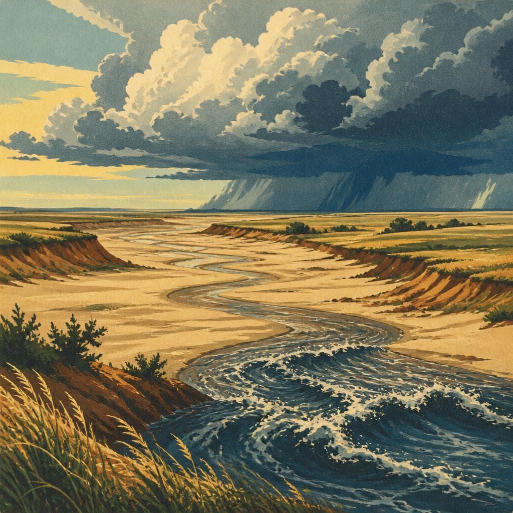 Cover art for The River That Waits, Then Runs