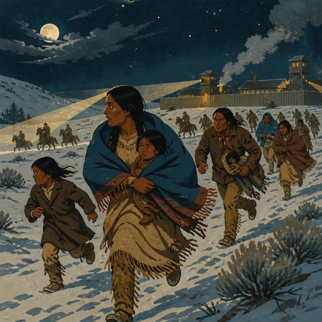 Cover art for The Night the Northern Cheyenne Ran for Their Lives