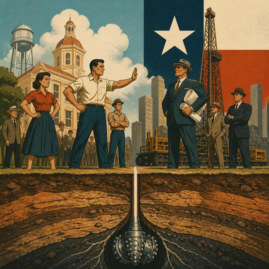 Cover art for When Denton Drew a Line Underground