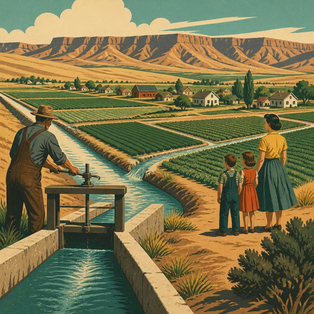 Cover art for Where Water Made a Town