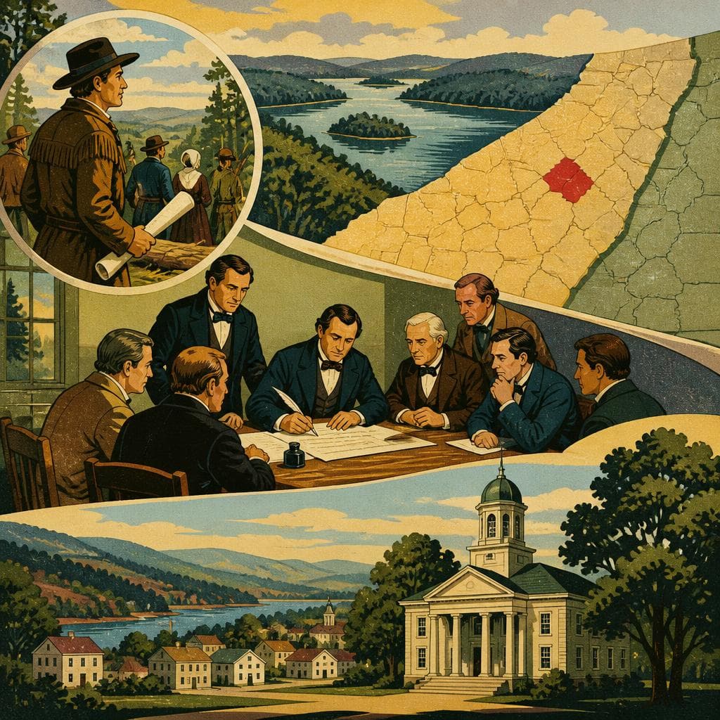 Cover art for A County Born Before the Map Shifted