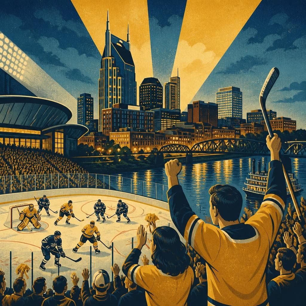 Cover art for When Nashville’s Hockey Roar Went National