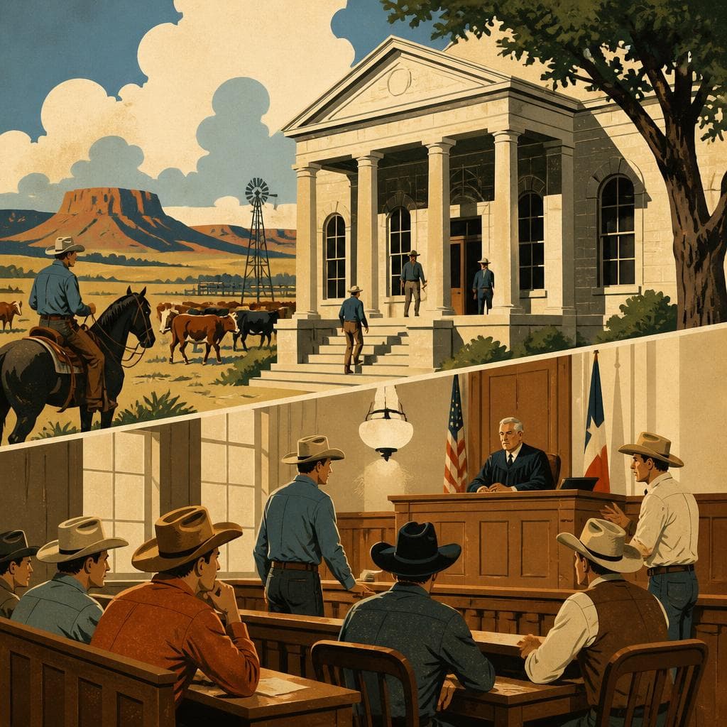 Cover art for Where Rustling Became a Court Case