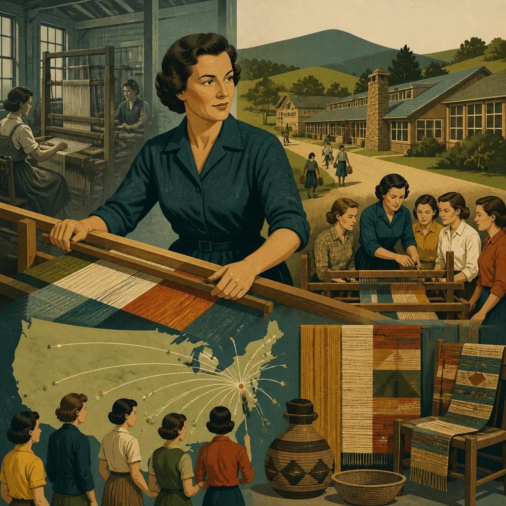 Cover art for From Looms to a National Craft Center
