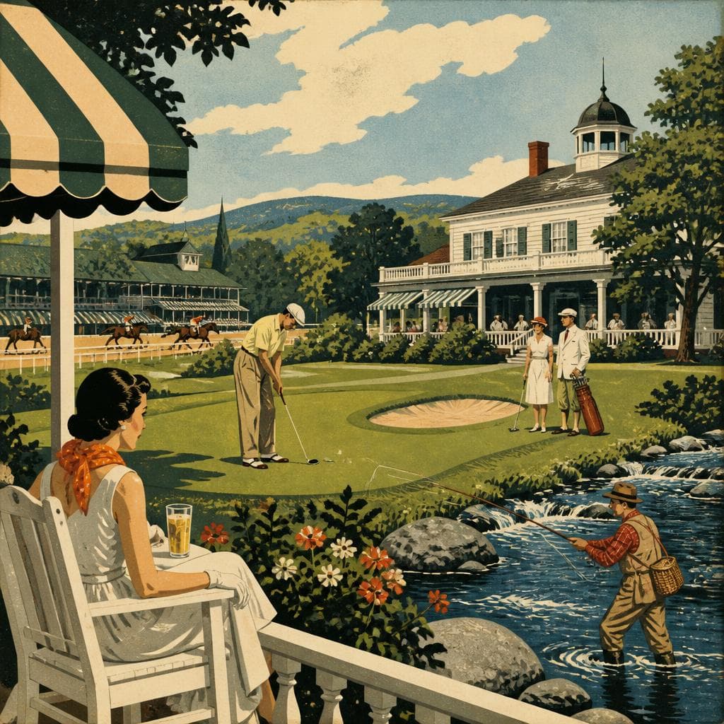 Cover art for Where Saratoga Learned to Summer in Sport