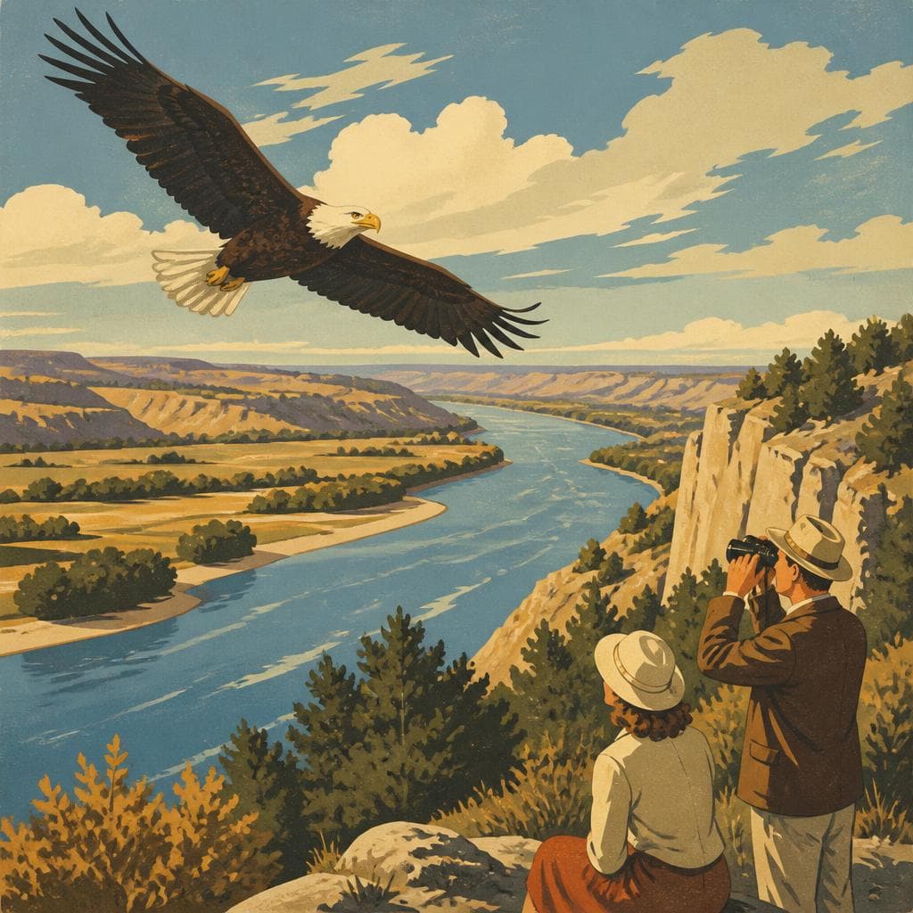 Cover art for Where Eagles Follow the Missouri
