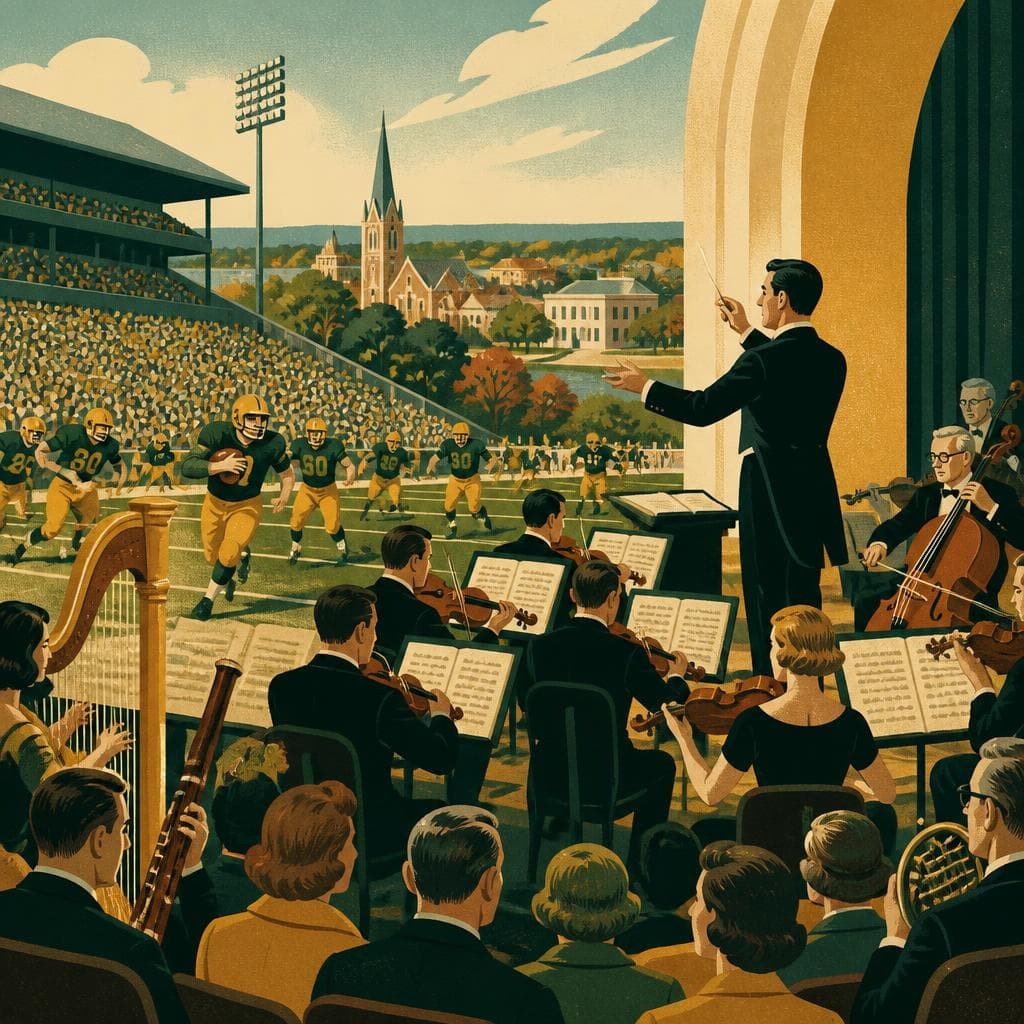 Cover art for A Symphony in a Football Town