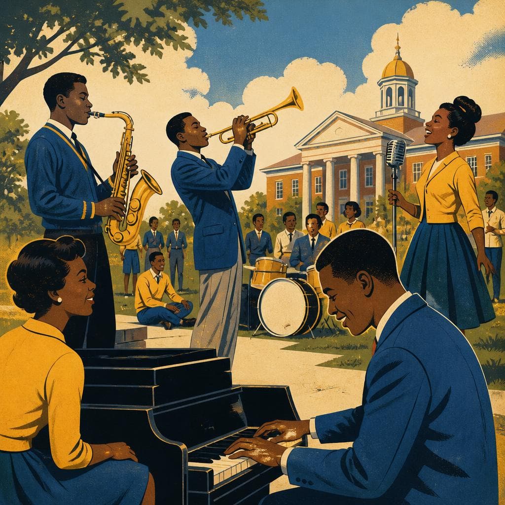 Cover art for Where the Campus Keeps the Music Going