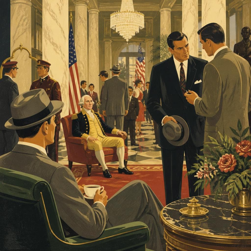 Cover art for Where Washington Waited in the Lobby