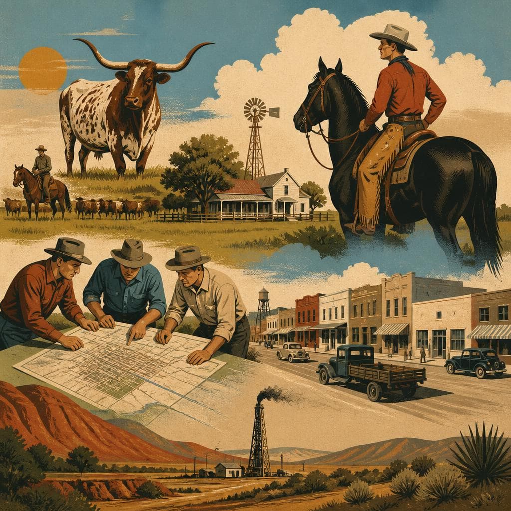 Cover art for How a Ranch Named a Town