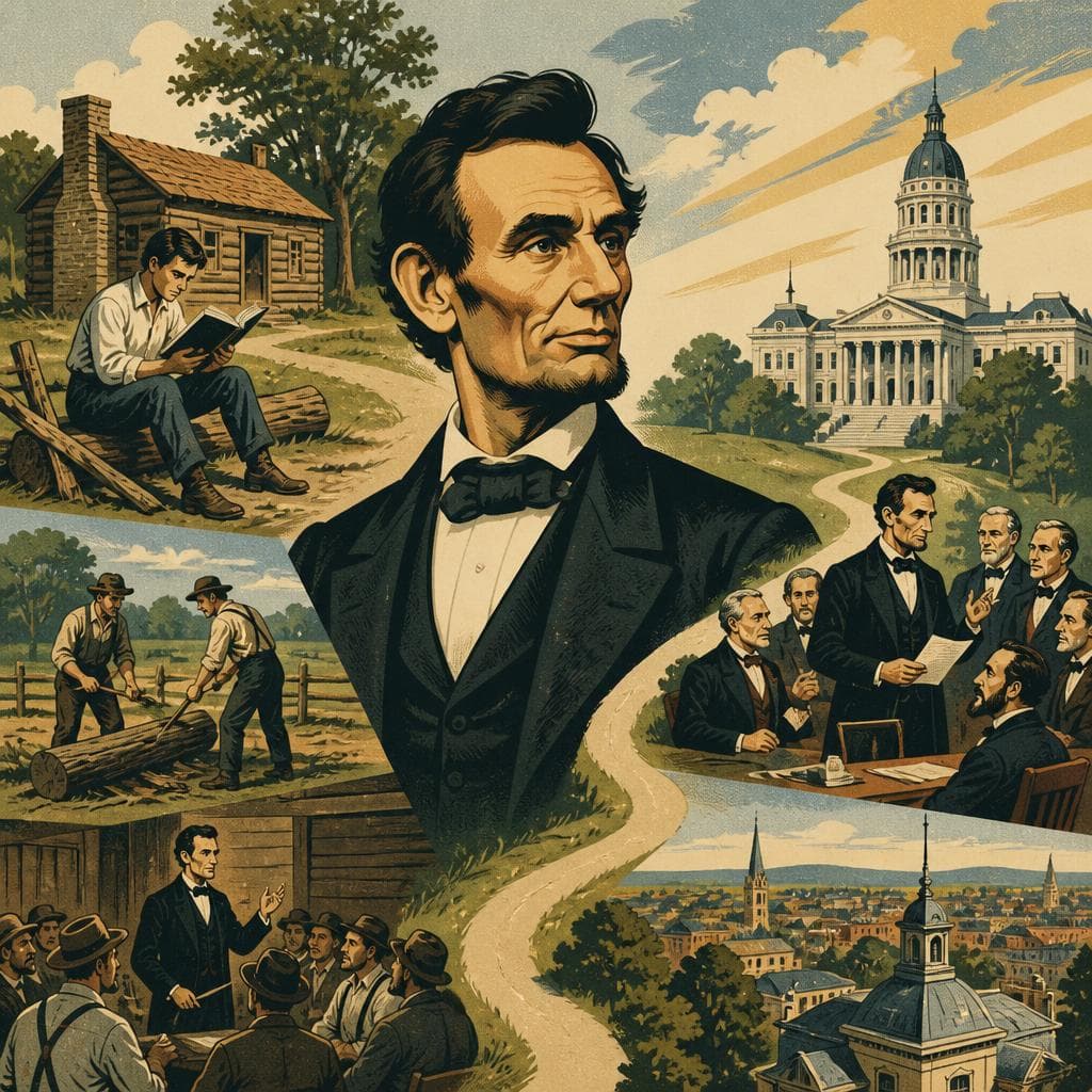 Cover art for From New Salem to Springfield