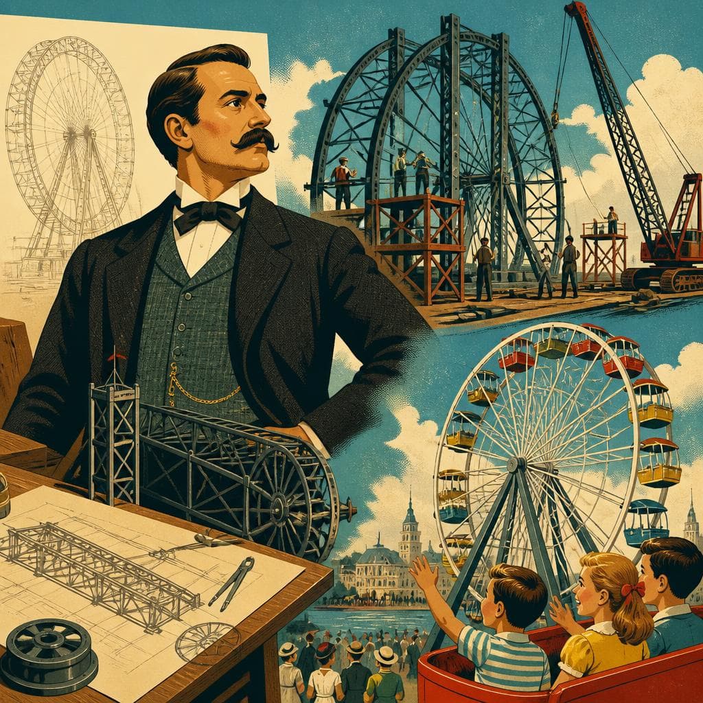 Cover art for The Engineer Who Put the Fair in the Sky