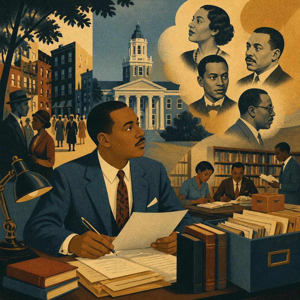 Cover art for Arna Bontemps and the Library of Memory