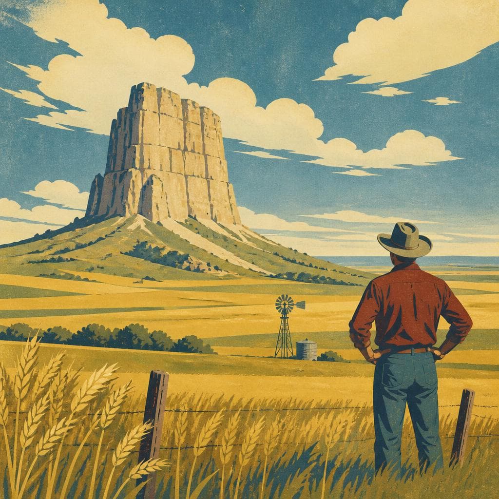 Cover art for A County Named for a Rock