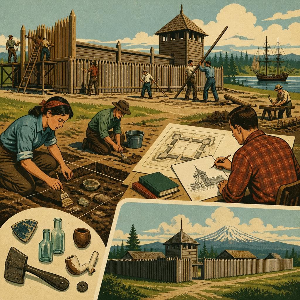 Cover art for Rebuilding Fort Vancouver From Clues in the Ground