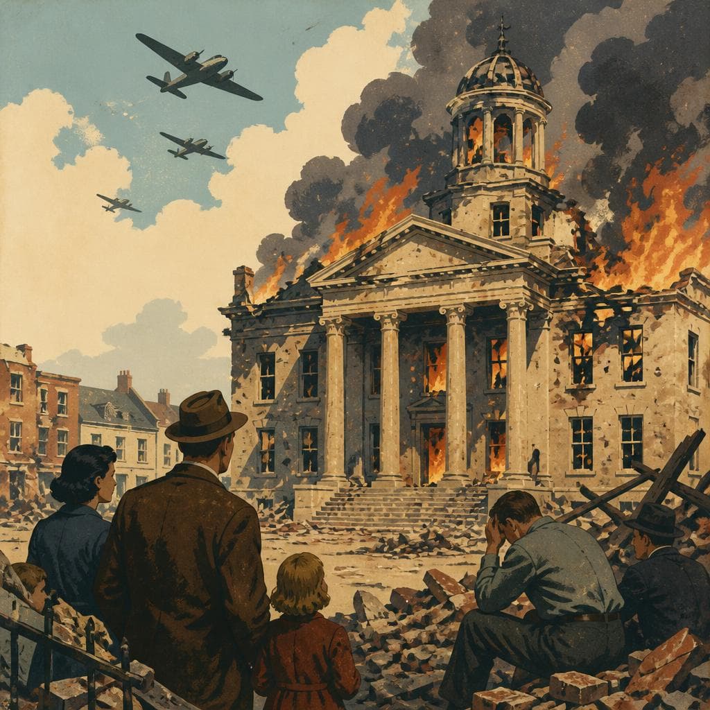 Cover art for When War Burned the Courthouse