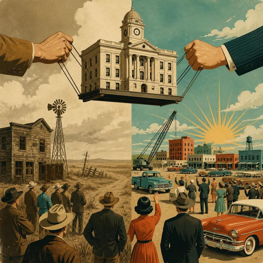 Cover art for When the Courthouse Moved, Power Moved Too