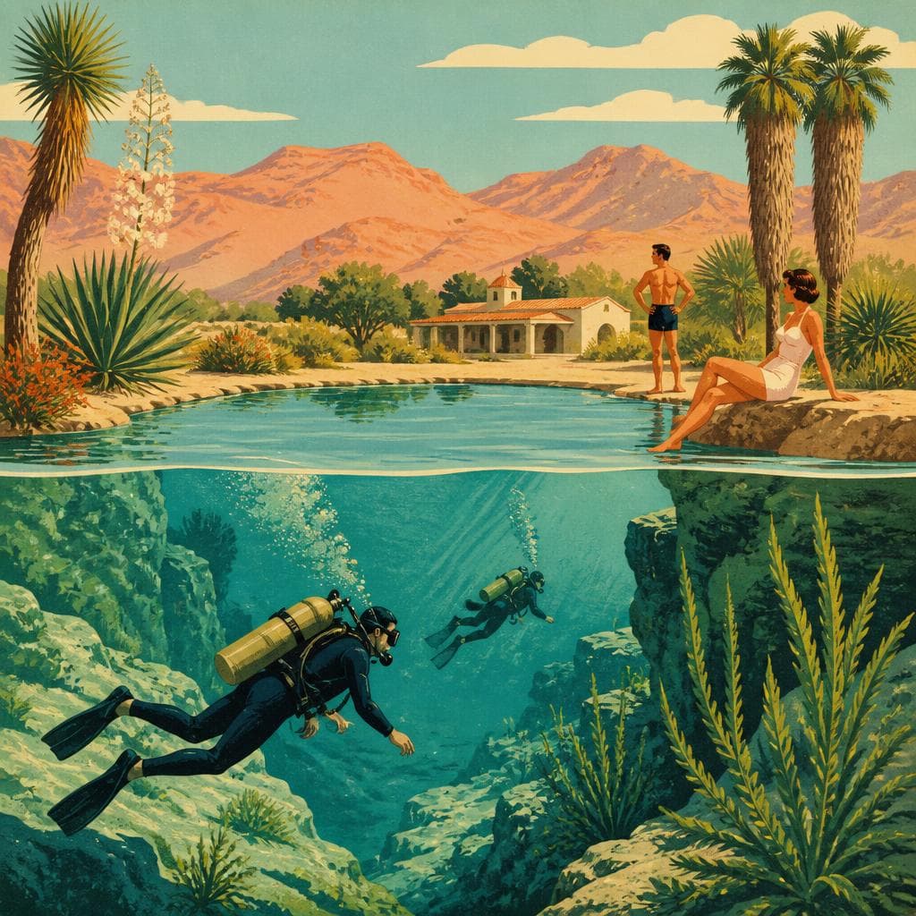 Cover art for Where the Desert Learned to Dive