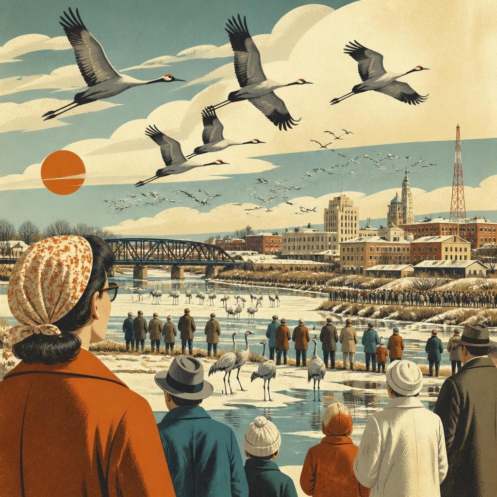 Cover art for When the Cranes Return to Decatur