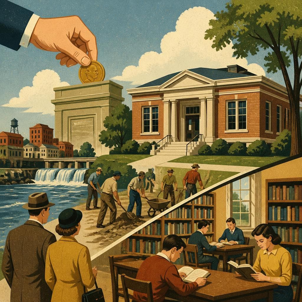 Cover art for A Library Built on a Bargain