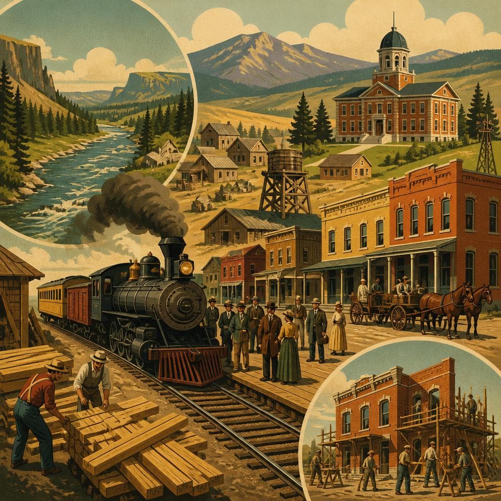 Cover art for When the Rails Made Big Timber