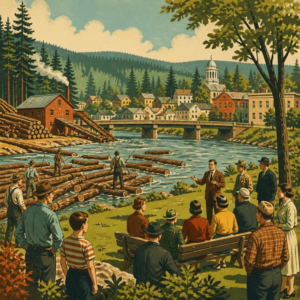 Cover art for Where the River Made a Gathering Town