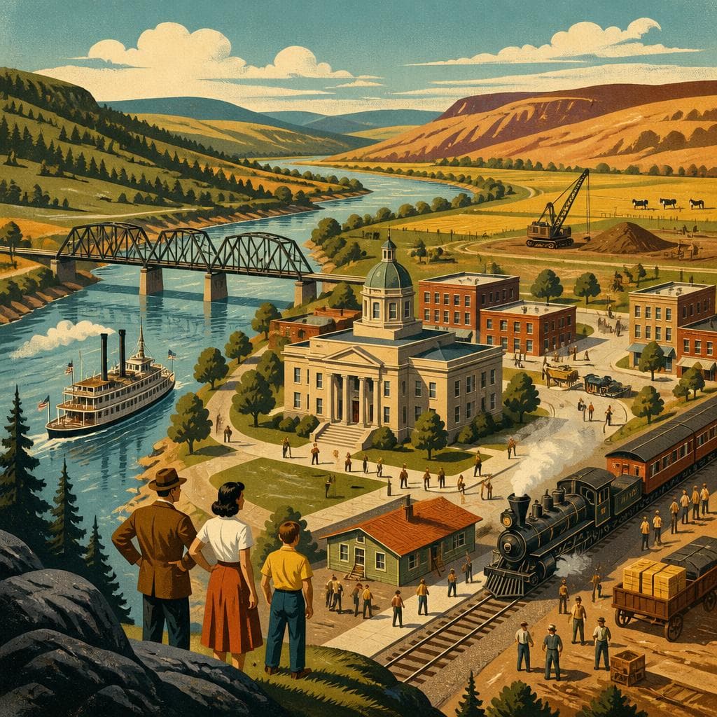 Cover art for Where the Valleys Meet, a County Takes Shape