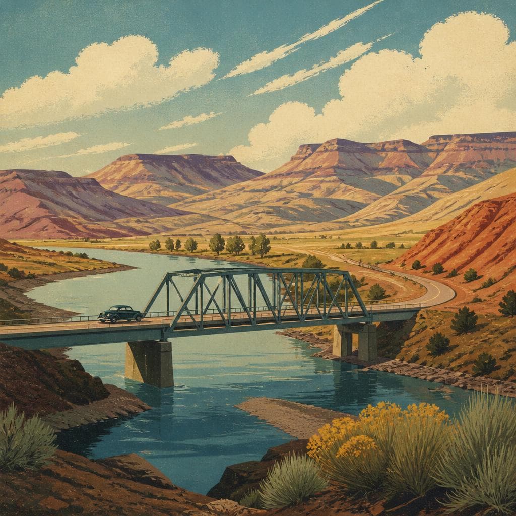 Cover art for A Steel Crossing in the John Day Valley