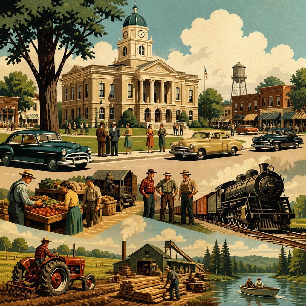 Cover art for Where the County Gathered, Livingston Grew