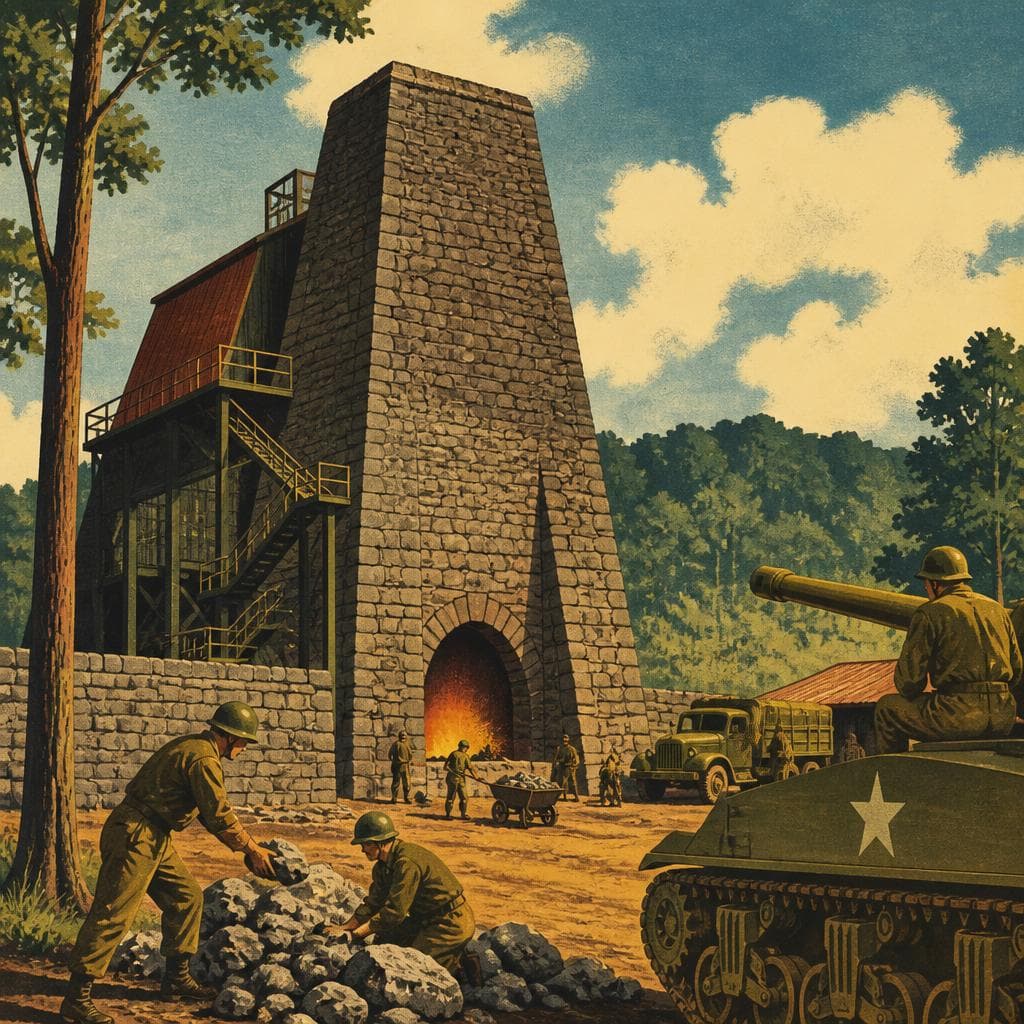 Cover art for Stone, Fire, and War at Cornwall Furnace
