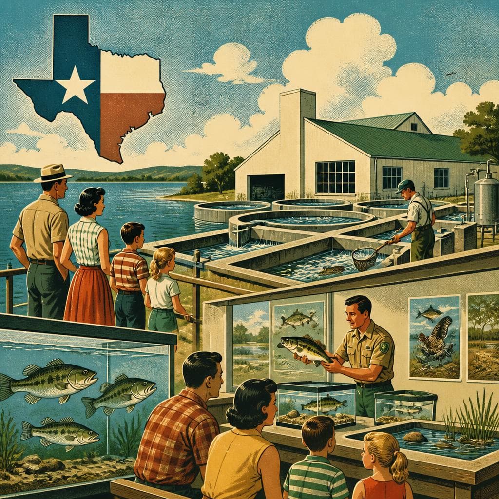 Cover art for Where Texas Teaches Fishing