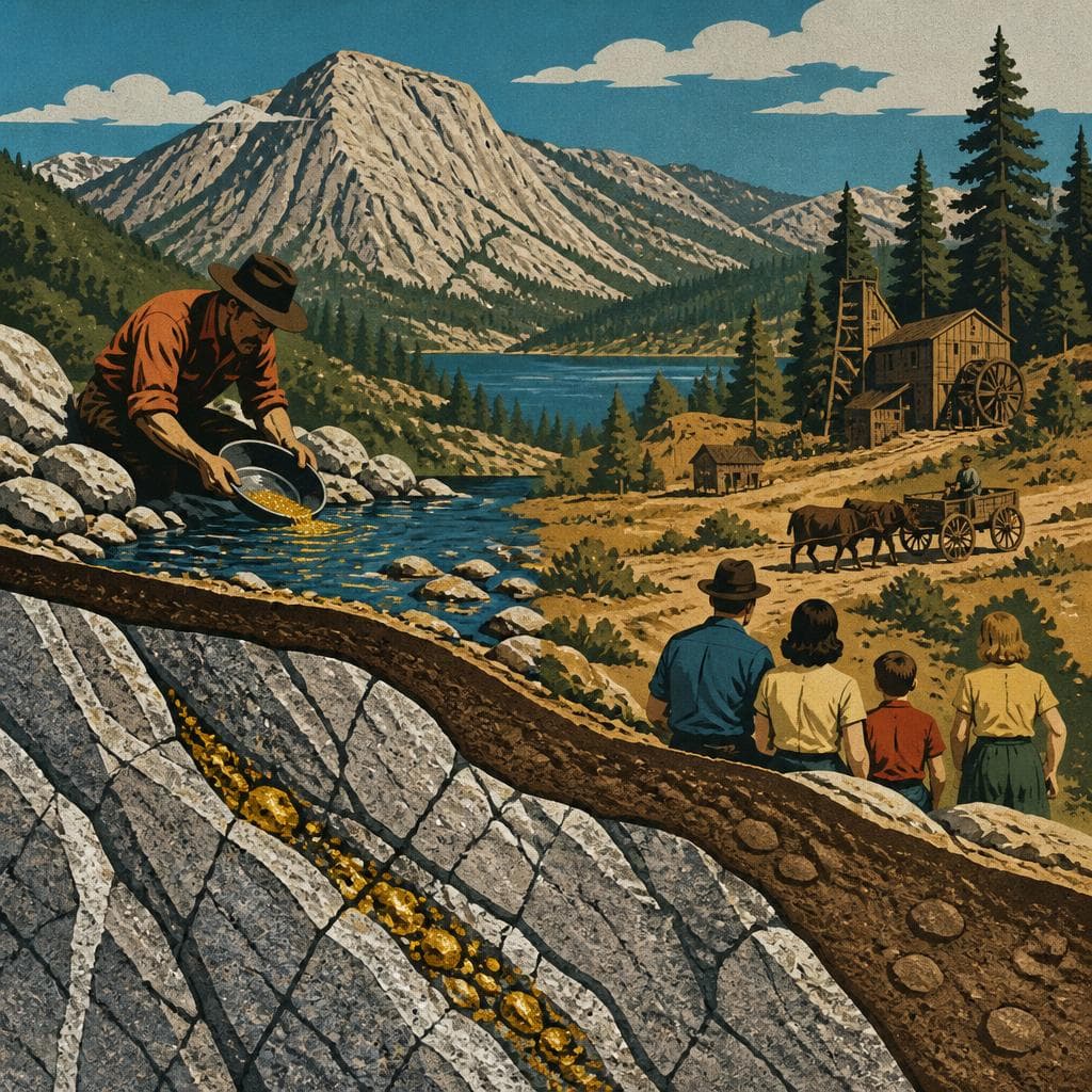 Cover art for Granite Underfoot, Gold in the Water