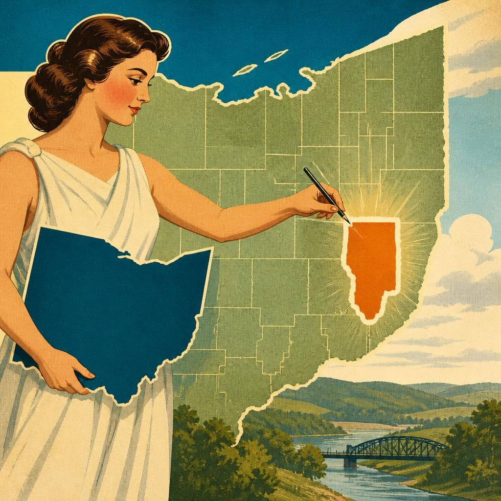Cover art for When Ohio Drew Carroll County Into Being