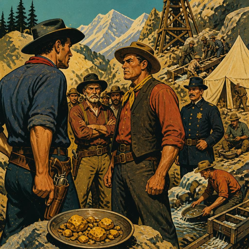 Cover art for Where the Gold Veins Turned Mean