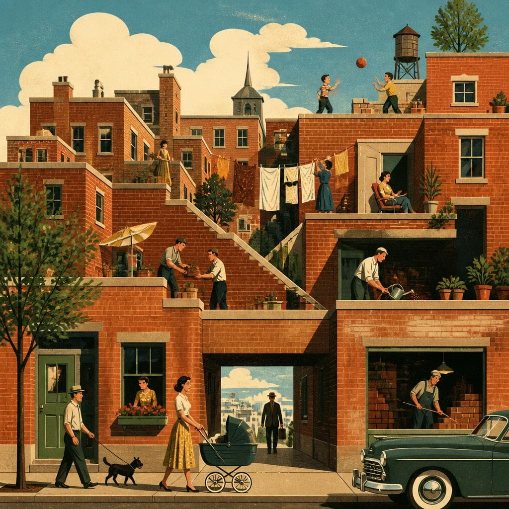 Cover art for A Town Stacked in Brick