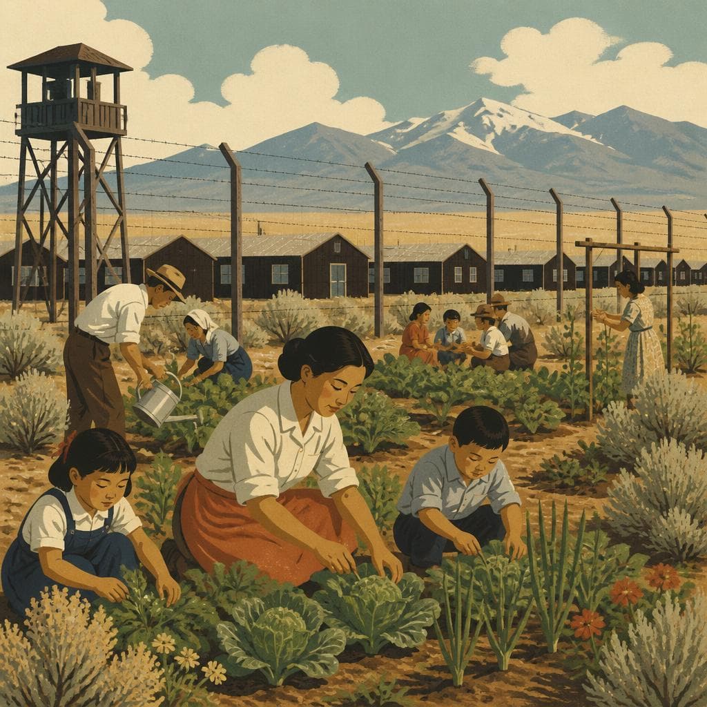Cover art for What Grew Behind the Wire at Minidoka