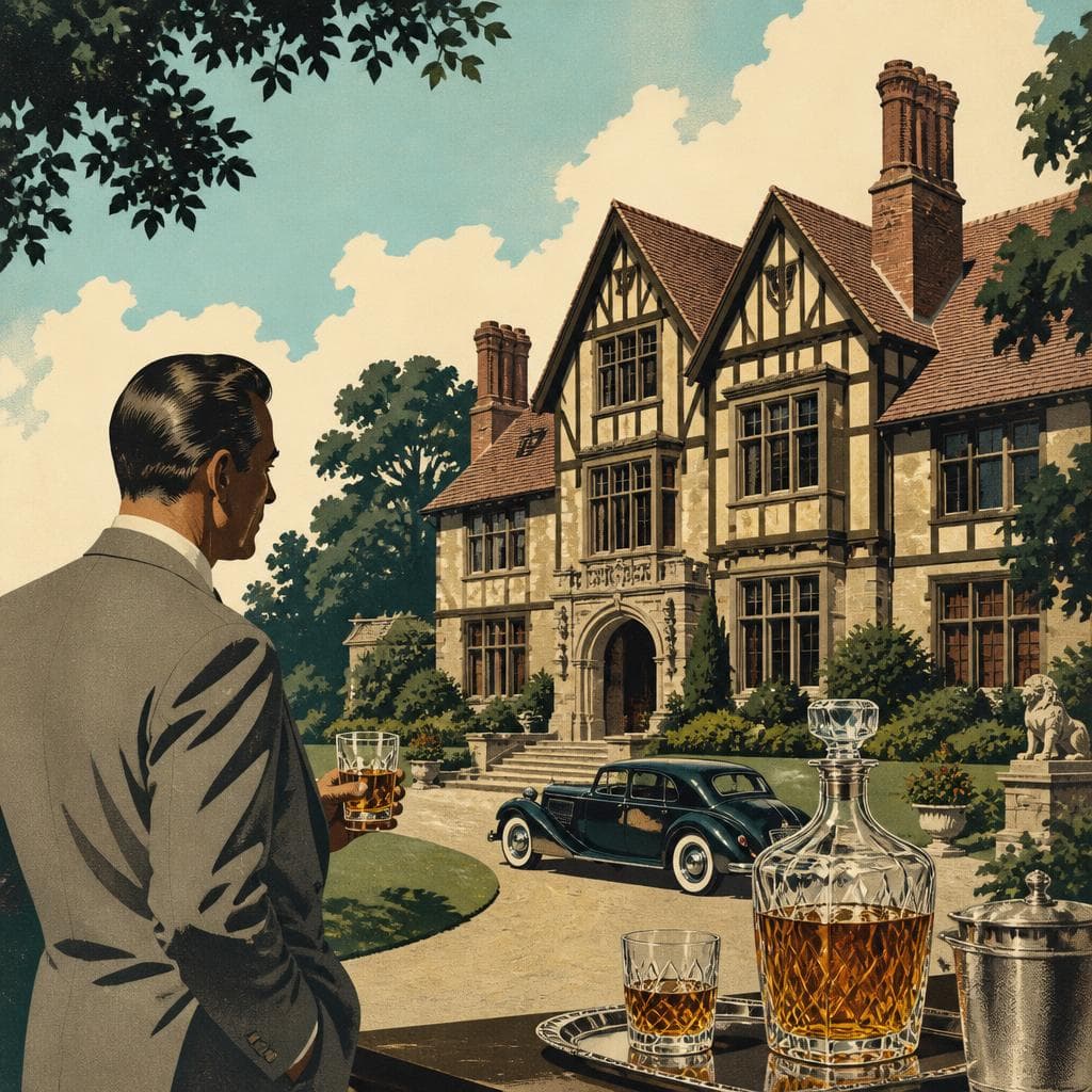 Cover art for Whiskey Wealth, Framed in Tudor Timber