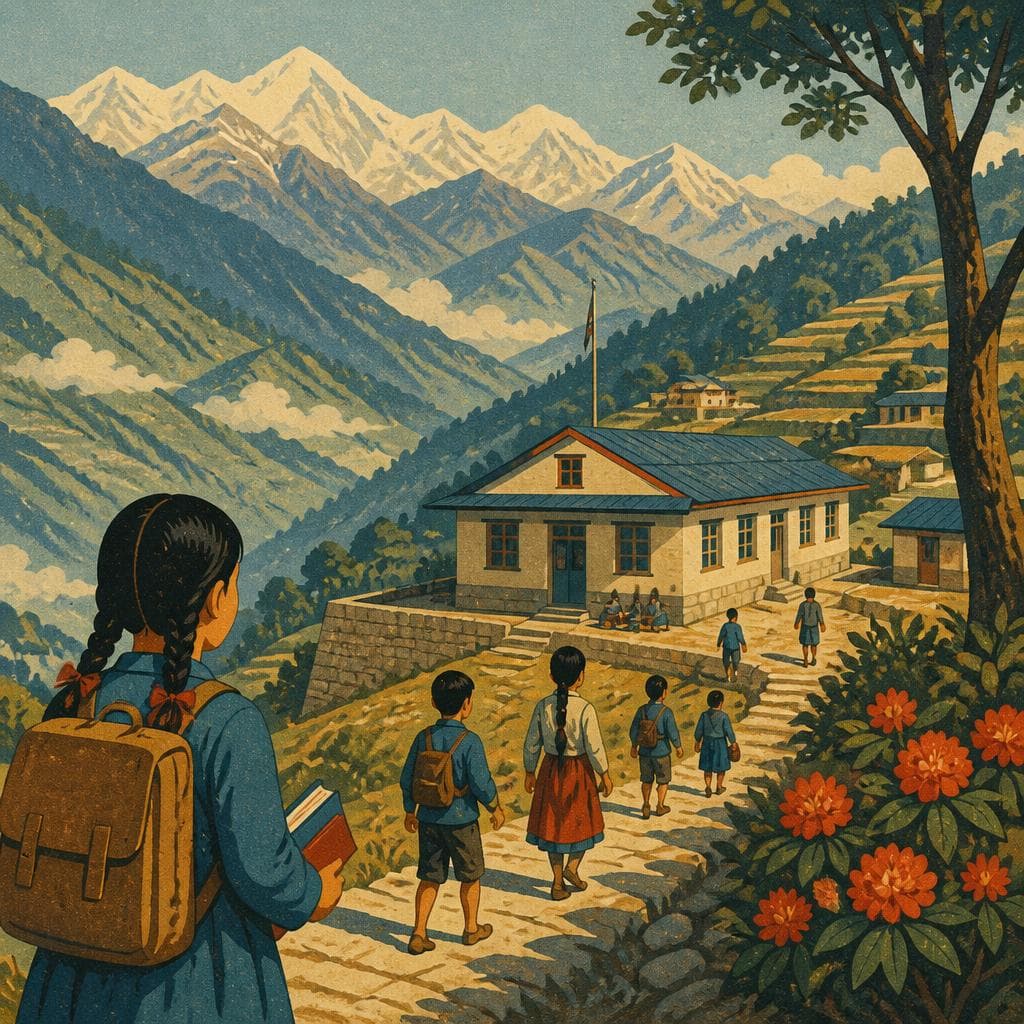 Cover art for A School Built for the Hills